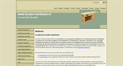 Desktop Screenshot of houten-werkbank.nl