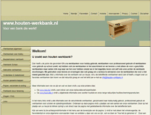 Tablet Screenshot of houten-werkbank.nl